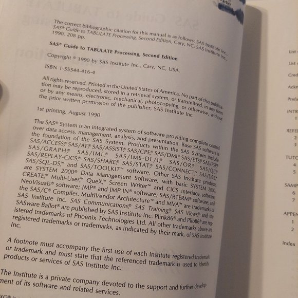 SAS Guide to TABULATE processing - Picture 3 of 13